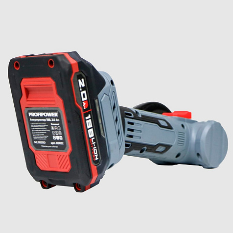 Машина углошлифовальная мини ProfiPower DGA-18B, 18В, Li-ion, 2.0А/ч, 76мм, бесщеточная купить в СОМ