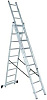 Лестница 3-х секционная Вихрь, 8 ступеней, алюминиевая купить в СОМ