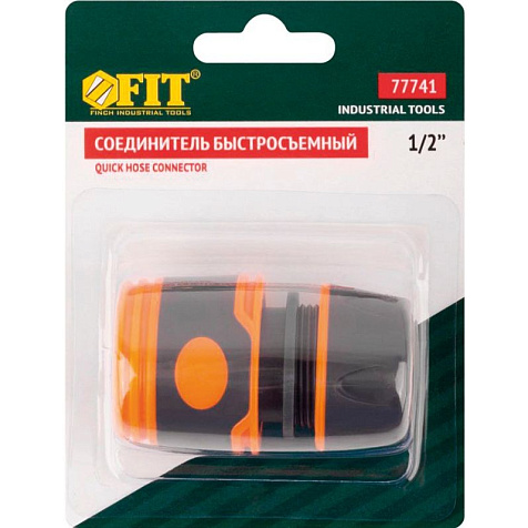 Коннектор FIT IT, ABS-пластик, 1/2" купить в СОМ