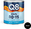 Эмаль ПФ-115 Formula Q8, черная, 1.8.кг купить в СОМ