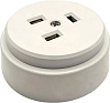 Разъем TOKOV ELECTRIC  РШ-ВШ 32А 250В 2Р+РЕ открытой установки белый купить в СОМ