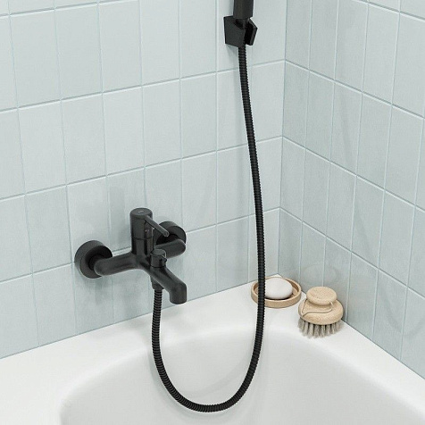 Шланг для душа Iddis Agua AGUS15B0i19, 150 см, черный матовый купить в СОМ