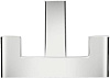 Крючок двухрожковый мебельный Edson 5403-N00-CHR CHROME купить в СОМ