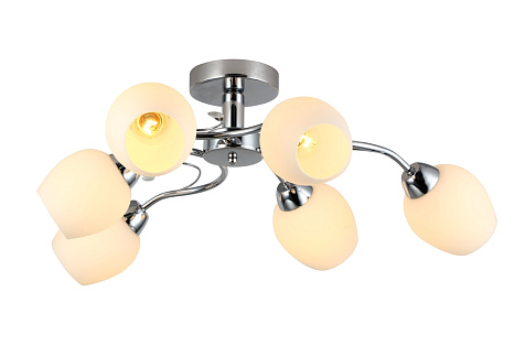 Светильник потолочный Linvel LV 9439/6 Дейн Хром Е27 60W купить в СОМ