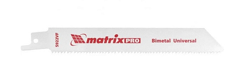 Полотна для сабельной ножовки MATRIX S922VF, Bi-Metal, универсальное, 2шт купить в СОМ