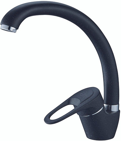 Смеситель для мойки G-lauf LOP4-A043KB, черный купить в СОМ