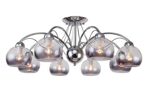Светильник потолочный Linvel LV 9301/8 Бови, хром, Е14, 40 Вт купить в СОМ