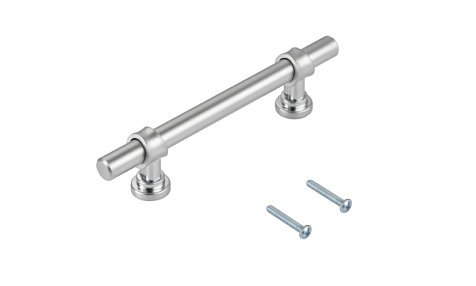 Ручка меб. 3802-96-SCHR 96мм, SATIN CHROME купить в СОМ