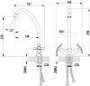 Смеситель для мойки Lemark Partner LM6544C, латунь, двухвентильный купить в СОМ