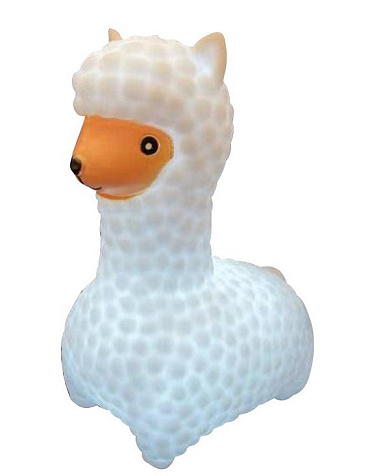 Ночник Apeyron Лама белый 3хLR44  0.06Вт 111х84х152мм купить в СОМ