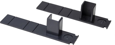 Заглушка универсальная черный 2шт купить в СОМ