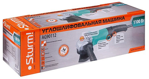 Машина углошлифовальная STURM AG 90112, 125 мм, 1100Вт купить в СОМ