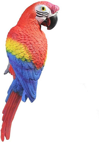 Фигура садовая Попугай Ара красный навес 713961/F788 купить в СОМ