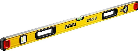 Уровень STAYER Profi, алюминиевый, магнитный, с ручкой, 3 глазка, 2000мм купить в СОМ