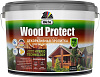 Пропитка защитно-декоративная Dufa WOOD PROTECT, махагон, 9 л купить в СОМ