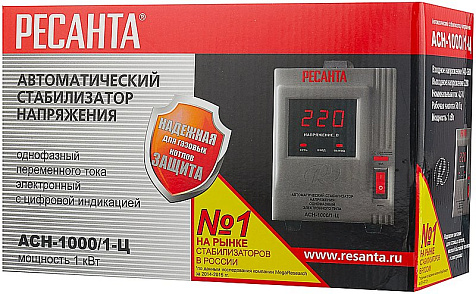 Стабилизатор Ресанта АСН-1000/1-Ц купить в СОМ