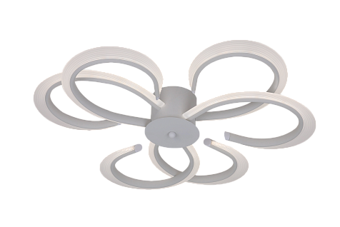 Светильник  LINVEL MS 1214/6 Сор 120W Белый 3000-6500К AC220-230V 6300Lm 700х700х100 димм с ПДУ купить в СОМ