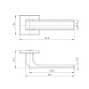 Ручка раздельная AJAX K.JS51.FLEX BL-24 черный купить в СОМ