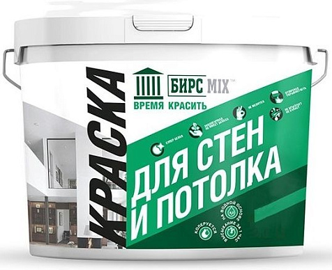 Краска для стен и потолка БИРСMIX, 1.5кг купить в СОМ