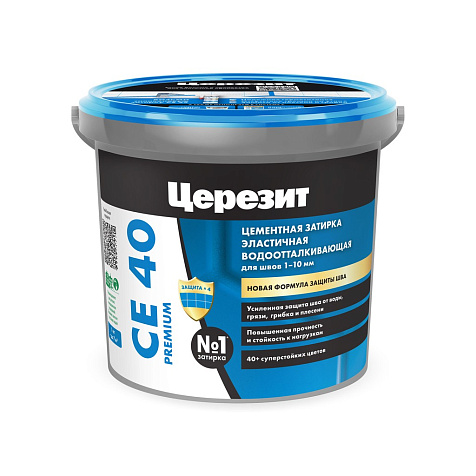 Затирка ЦЕРЕЗИТ CE 40 aquastatic, белая, 1 кг купить в СОМ