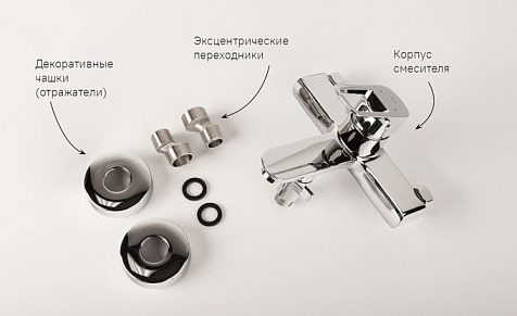 Смеситель для ванны Iddis Spin SPISB02i02WA, хром купить в СОМ