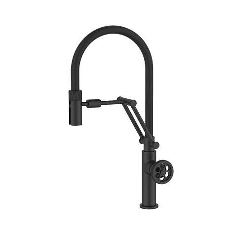 Смеситель для мойки Iddis Grange GRABLFLi05, черный матовый купить в СОМ