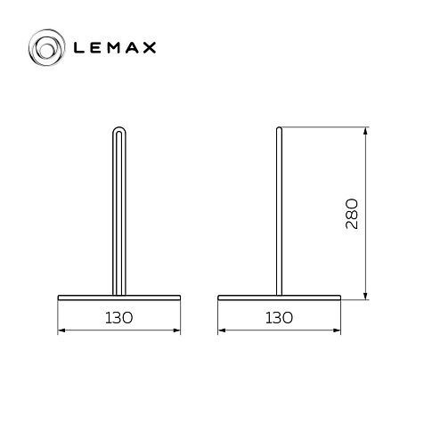 Держатель для бумажных полотенец, матовый белый Lemax LB-2 WT купить в СОМ