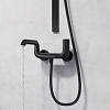 Смеситель для ванны Iddis Twist TWIBLBTi02WA, латунь, черный матовый купить в СОМ