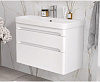 Тумба-умывальник Equil Nice 80.2Y, белый, с раковиной Nice 80 купить в СОМ