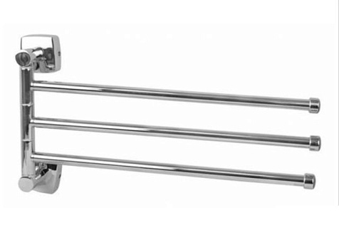 Полотенцедержатель Fixsen Kvadro FX-61302А-3, рога, тройной купить в СОМ