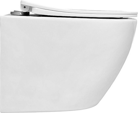 Унитаз подвесной Azario Allegro AZ-3105C, безободковый, торнадо, микролифт купить в СОМ