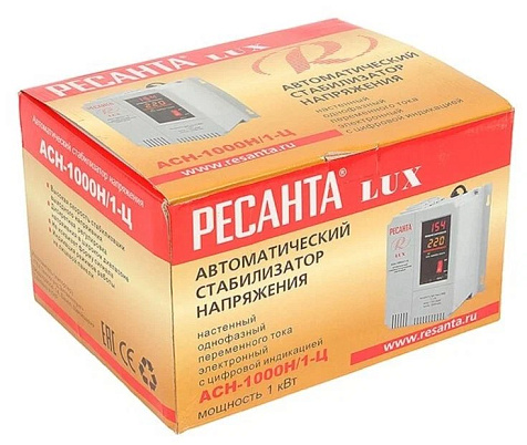 Стабилизатор Ресанта АСН-1000Н/1-Ц Люкс купить в СОМ