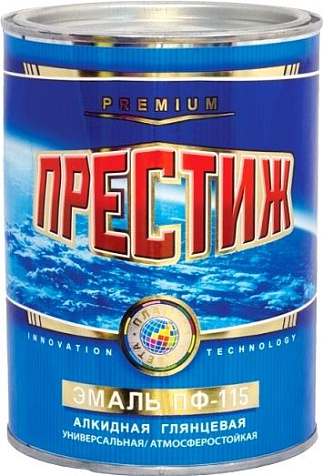 Эмаль ПФ-115 Престиж, глянцевая, шоколадная, 0.9 кг купить в СОМ