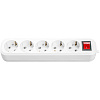 Удлинитель ОНЛАЙТ OPE-S-05-500-ESC-3x1  5 гн, 5 м, СЗ, с выключ, 16А IP20 белый купить в СОМ