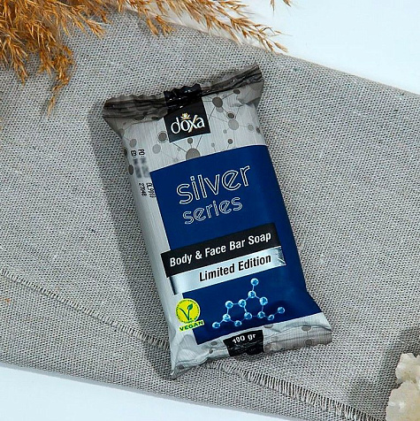 Мыло твердое Doxa SILVER 100г купить в СОМ