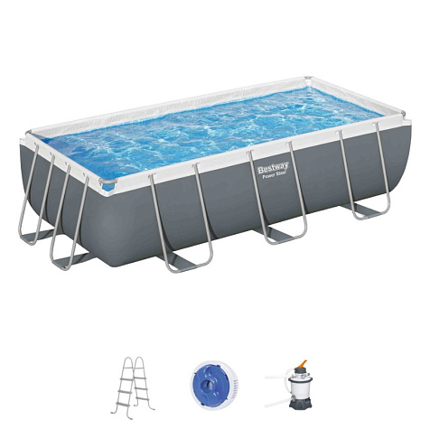 Бассейн каркасный Bestway 56442 404х201х100см+фильтр-насос+лестница купить в СОМ