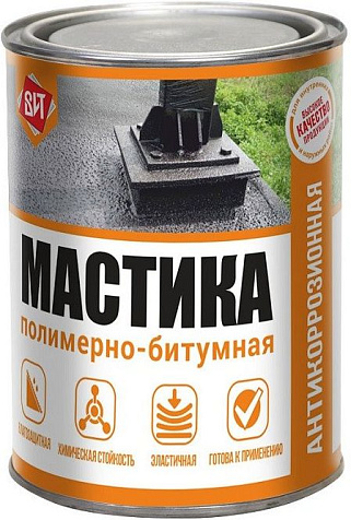 Мастика полимерно-битумная ВИТ, 0.8 кг купить в СОМ