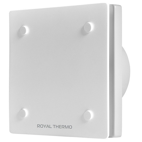 Вентилятор Royal Thermo RAFC 120 White вытяжной, мембранный обратный клапан купить в СОМ