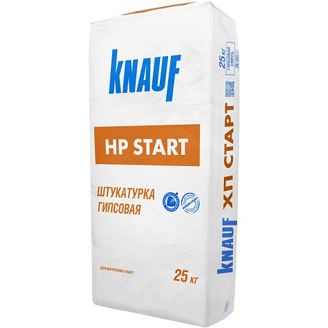 Штукатурка гипсовая Knauf HP-START, 25 кг купить в СОМ