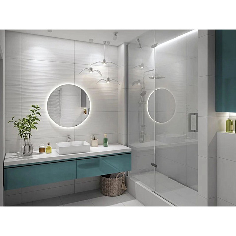 Керамогранит Global Tile Princess  Белый волна, 400х800х8 мм, 4 шт. - 1.28 кв. м GT40805853MR купить в СОМ