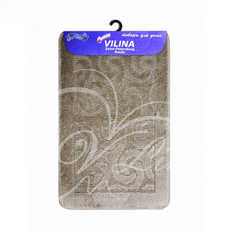 Набор ковриков для ванной Vilina Classic 002CVL, 50 х80 +50 х40 см, бежевый купить в СОМ