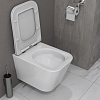 Унитаз подвесной Taliente Correto CR55003, безободковый, торнадо, сиденье микролифт купить в СОМ