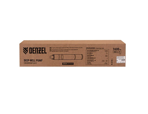 Насос скважинный винтовой DENZEL DWS-3-75 купить в СОМ