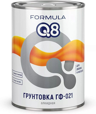 Грунтовка ГФ-021 Formula Q8, красно-коричневая, 0.8 кг купить в СОМ
