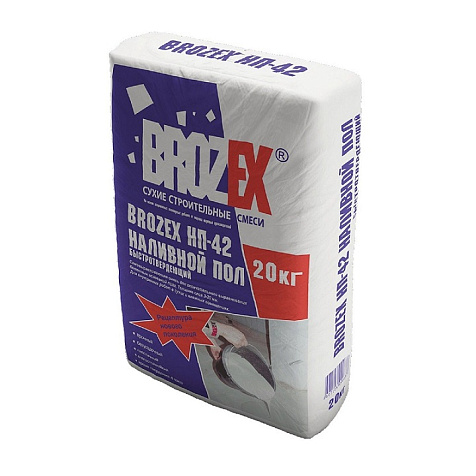 Наливной пол Brozex НП-42, 20 кг купить в СОМ