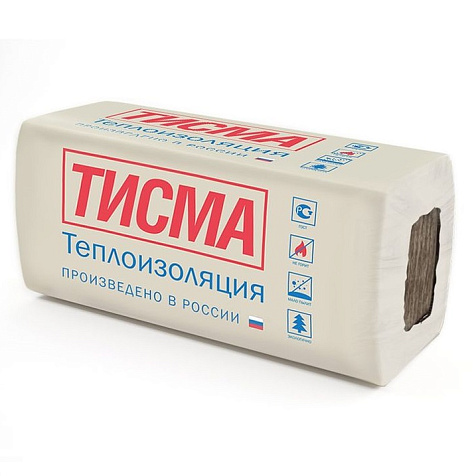 Минеральнаяя плита ТИСМА 1200х600х100 мм, 6 штук в упаковке купить в СОМ