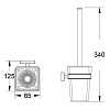 Ерш для туалета Shevanik SG5600G, золото матовое купить в СОМ
