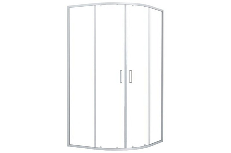 Ограждение душевое Iddis Zodiac ZOD6CR9i23, 90 х90 х195 см, глянцевый алюминиевый профиль купить в СОМ
