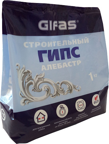 Алебастр ГИФАС, 1 кг купить в СОМ