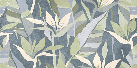Плитка настенная Global Tile Dominica  Синий тропики, 300х600х9 мм, 6 шт. = 1.08 кв. м GT244VG купить в СОМ